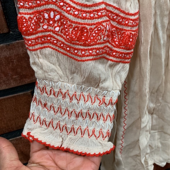 🎉HP🎊Free People Wind Willow Embroidered Dress - Picture 7 of 15